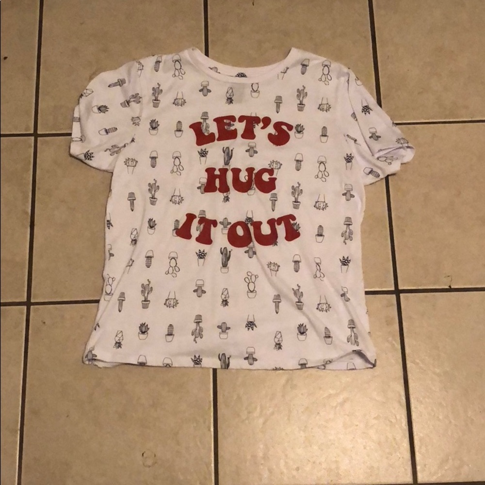 Cute top with cactus